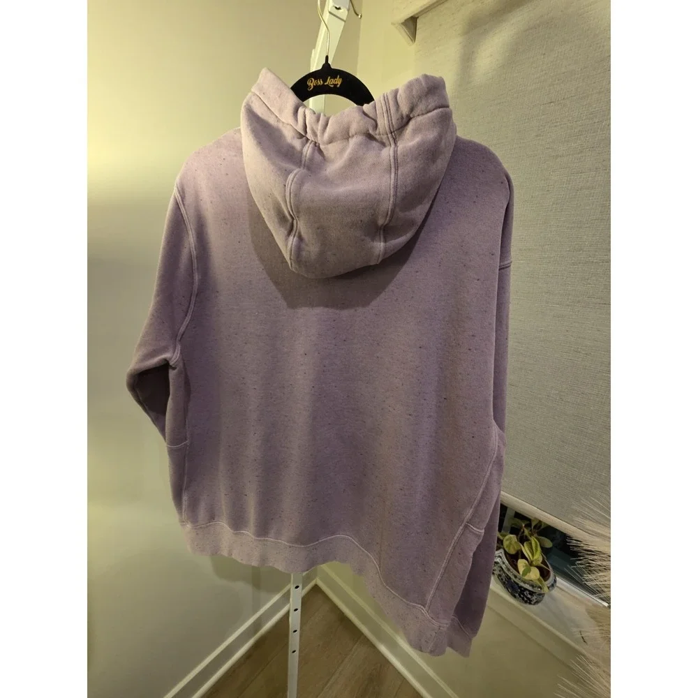 NIKE Sportswear Move To Zero Heathered Purple Hoodie‎ DA0680-596 Men's Size L
